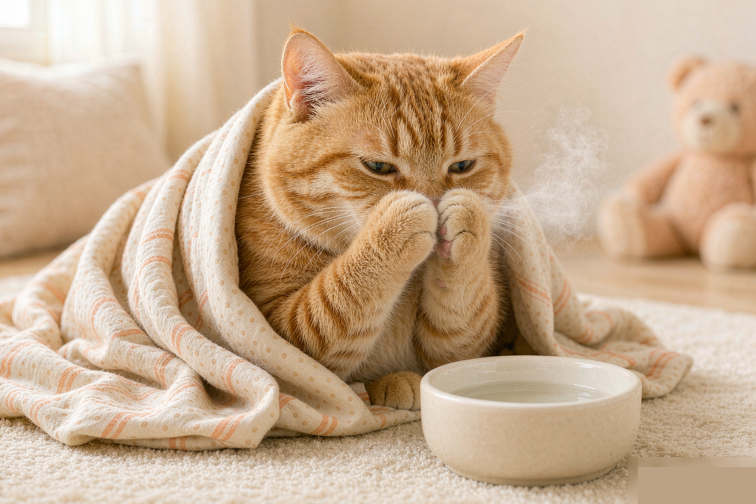 猫感冒打喷嚏流鼻涕怎么治?分清普通感冒和猫鼻支