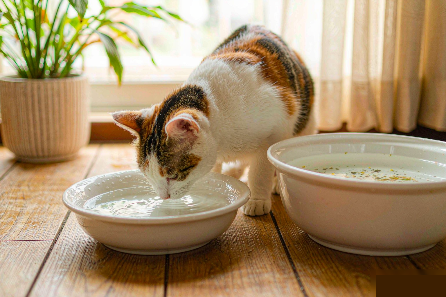 猫咪喝水少别拖，泌尿问题找上门：5 个喝水技巧